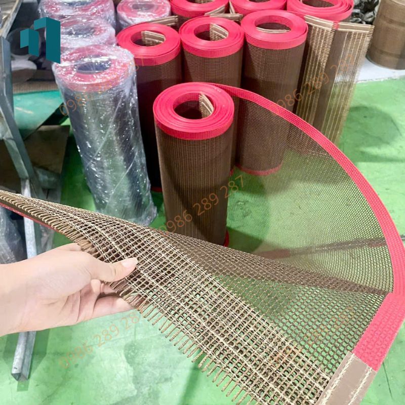 Băng tải Teflon: Giải pháp băng tải chịu nhiệt, chống dính tối ưu cho mọi dây chuyền